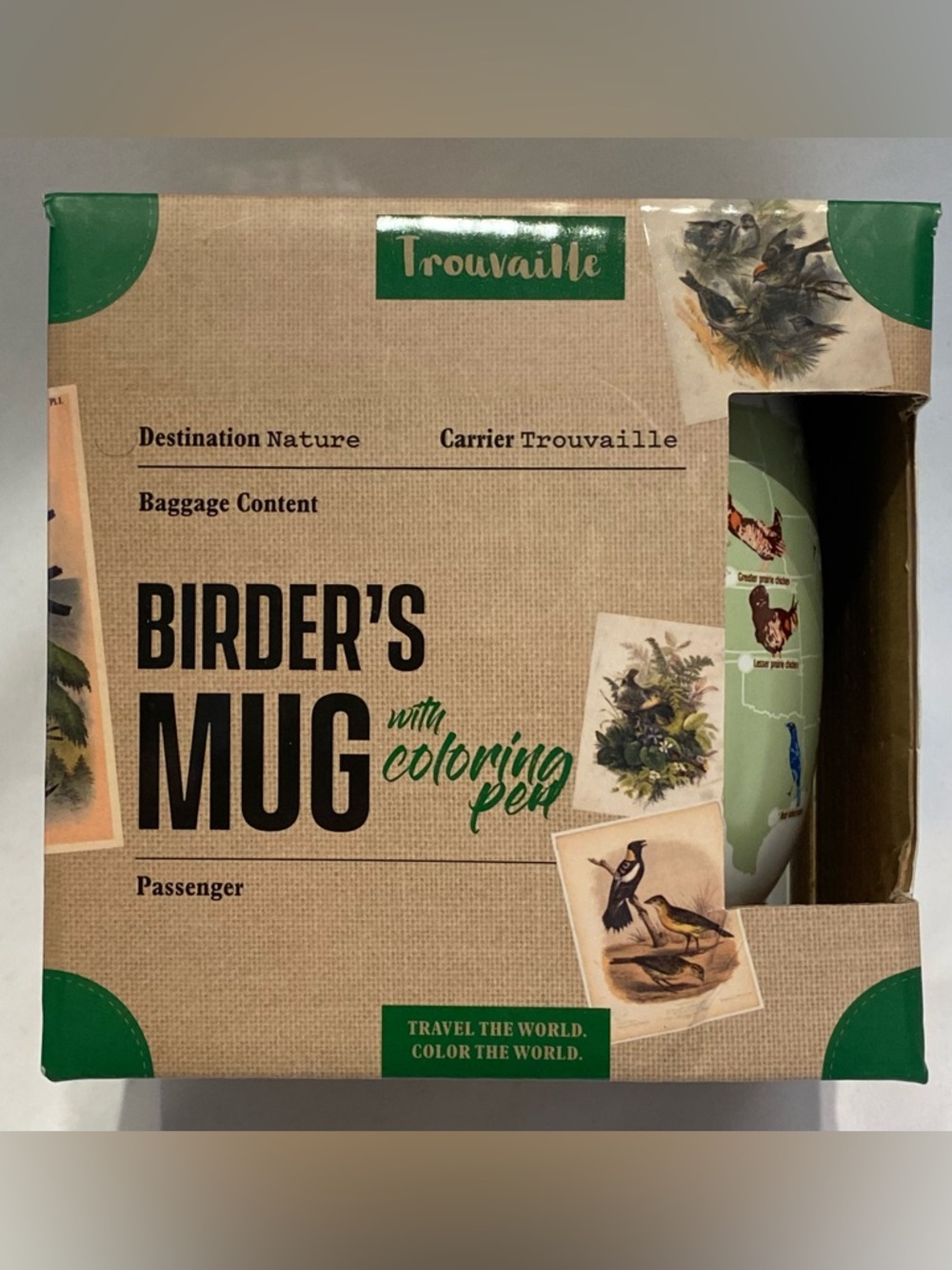 Trouvaille Birder's Mug, NIB - Picture 3 of 3